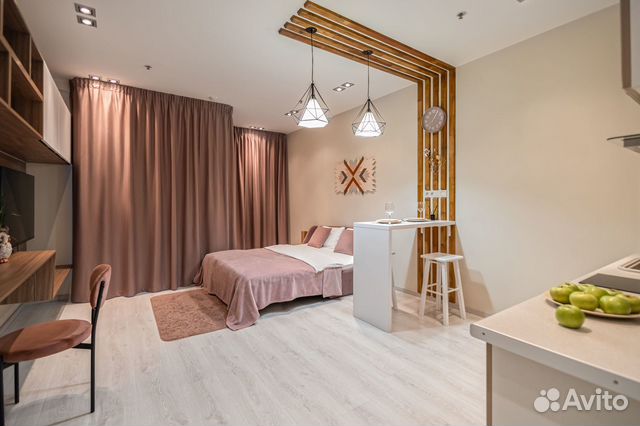 

Квартира-студия, 40 м², 1 кровать