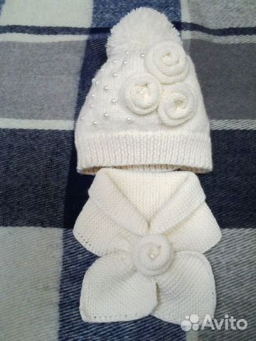 Шапка и шарф на зиму. Ручная работа Шапка и шарф на зиму. Ручная работа