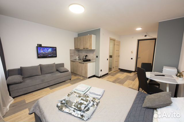 

Квартира-студия, 23 м², 2 кровати