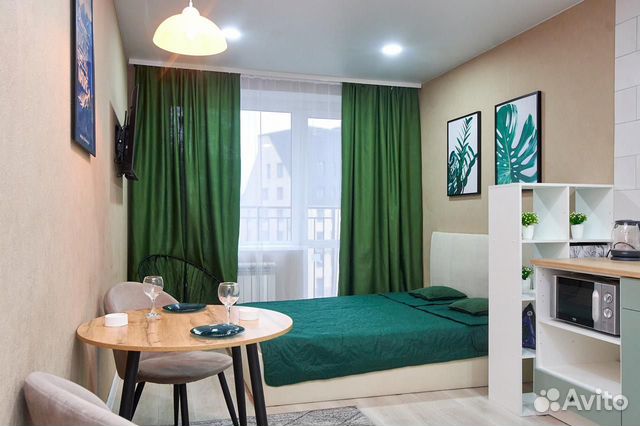 

Квартира-студия, 27 м², 1 кровать