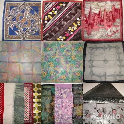 Платки Шарфы Парео Палантины