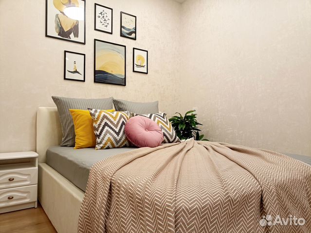 

1-к. квартира, 48 м², 2 кровати