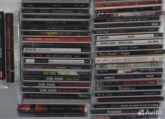 Фирменные cd rock, metall