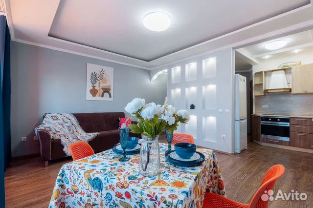 

Квартира-студия, 35 м², 2 кровати