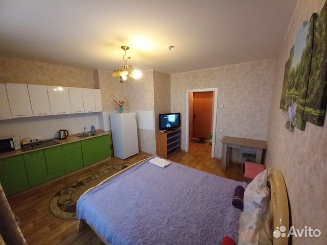 

Квартира-студия, 28 м², 1 кровать