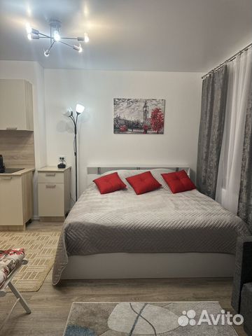 

Квартира-студия, 24 м², 2 кровати