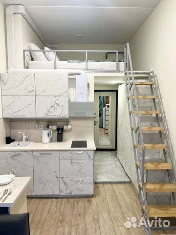 

Квартира-студия, 22 м², 2 кровати