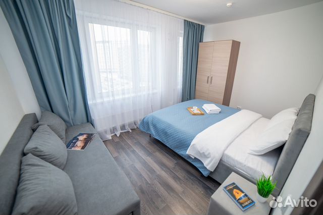 

1-к. квартира, 32 м², 3 кровати
