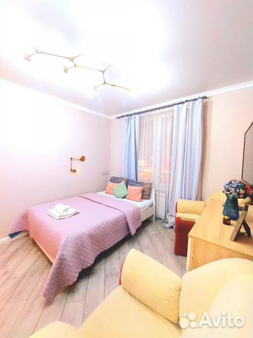 

1-к. квартира, 38 м², 2 кровати