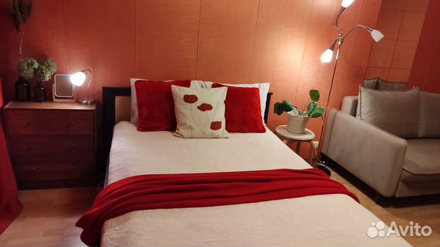 

1-к. квартира, 42 м², 2 кровати