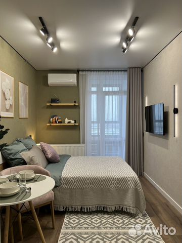 

Квартира-студия, 25 м², 1 кровать