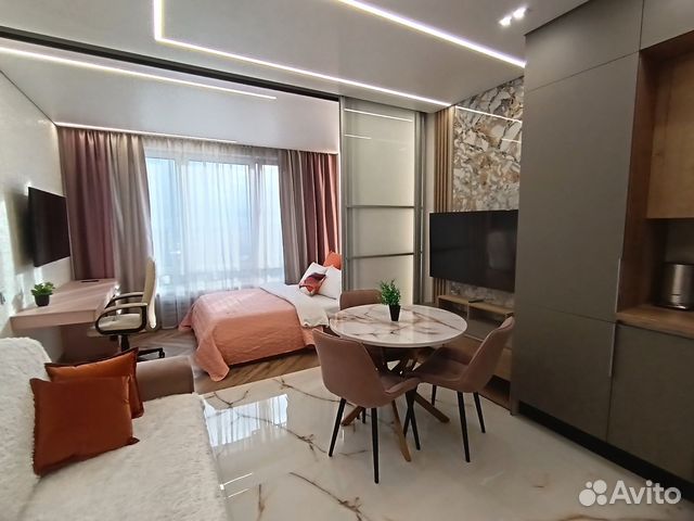 

Квартира-студия, 29 м², 2 кровати