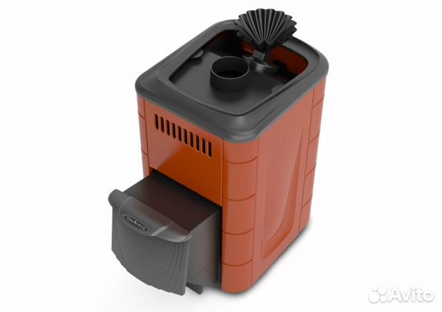 Печь для бани Гейзер Мини 2016. Дымоход