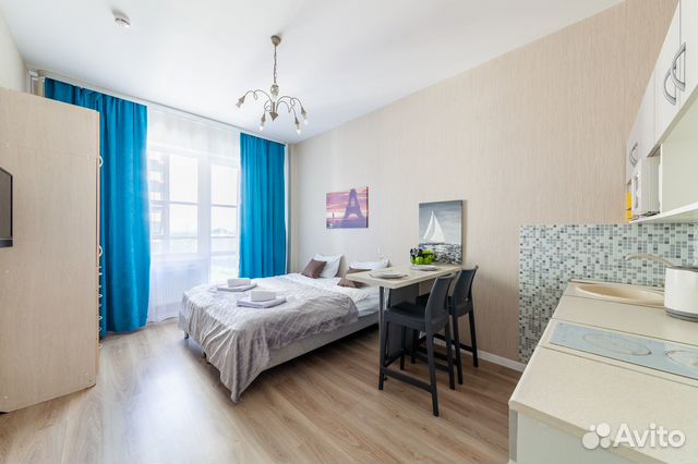 

Квартира-студия, 25 м², 1 кровать