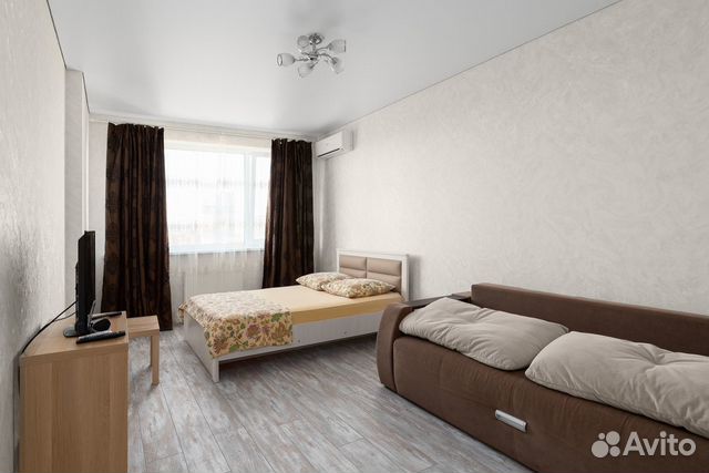 

1-к. квартира, 45 м², 2 кровати