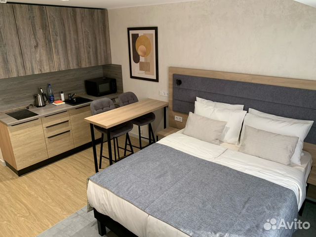 

Квартира-студия, 28 м², 2 кровати