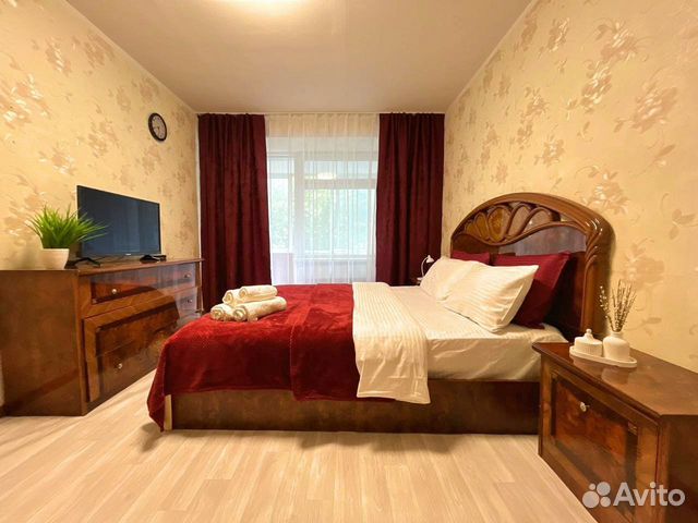 

1-к. квартира, 42 м², 2 кровати