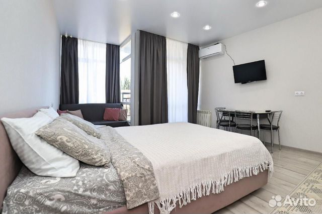

Квартира-студия, 30 м², 2 кровати