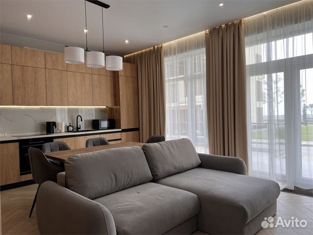 

3-к. квартира в апарт-отеле, 87 м², 3 кровати