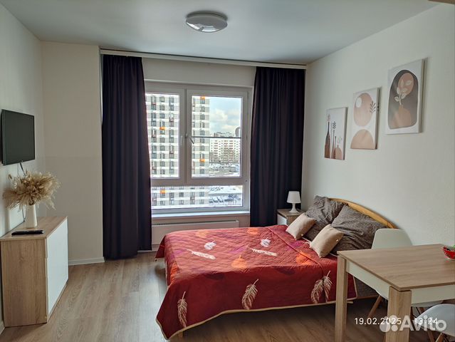 

Квартира-студия, 22 м², 2 кровати