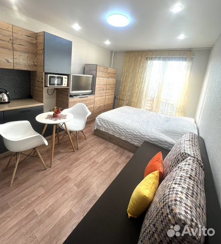 

Квартира-студия, 24 м², 2 кровати