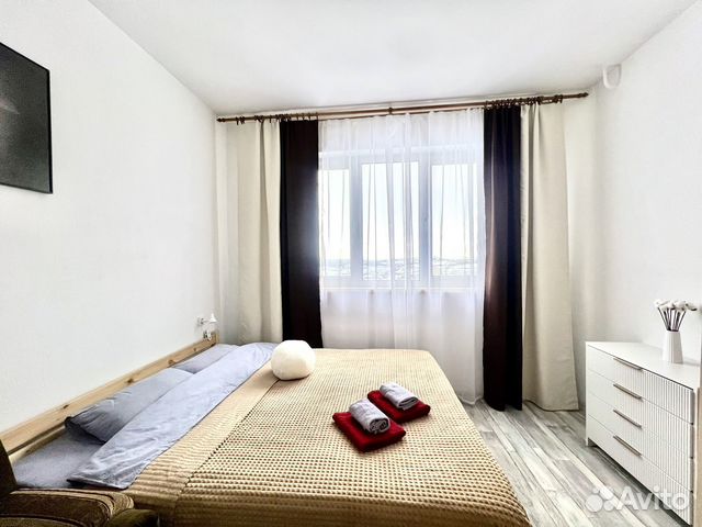 

1-к. квартира, 45 м², 2 кровати