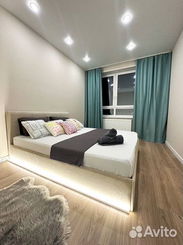 

1-к. квартира, 45 м², 2 кровати