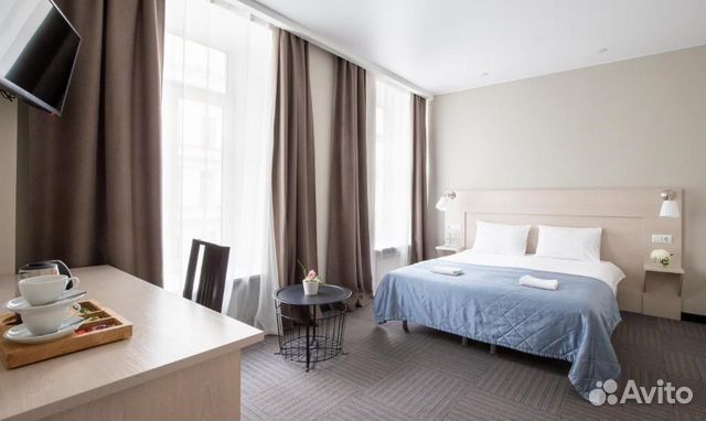 

Квартира-студия в апарт-отеле, 25 м², 2 кровати