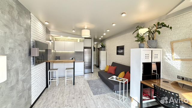 

Квартира-студия, 33 м², 2 кровати