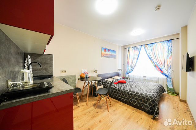 

Квартира-студия, 20,5 м², 1 кровать