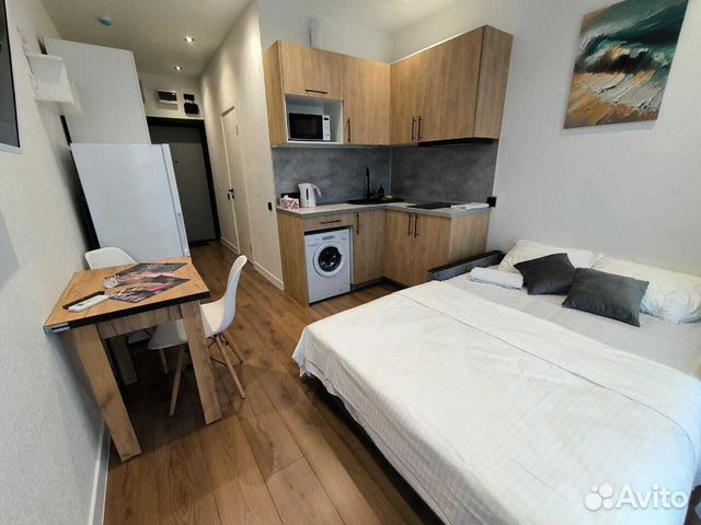 

Квартира-студия, 18 м², 2 кровати