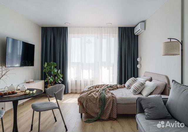 

Квартира-студия, 31 м², 2 кровати