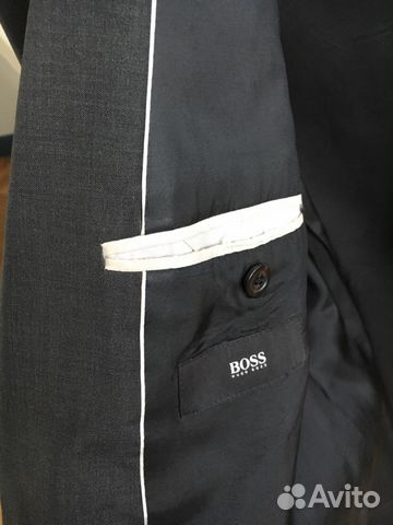 Пиджак мужской Hugo Boss, шерсть, размер 52-54