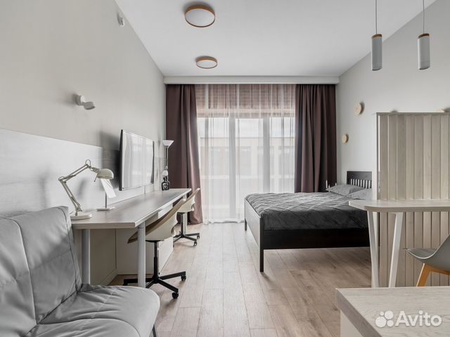

Квартира-студия, 30 м², 2 кровати