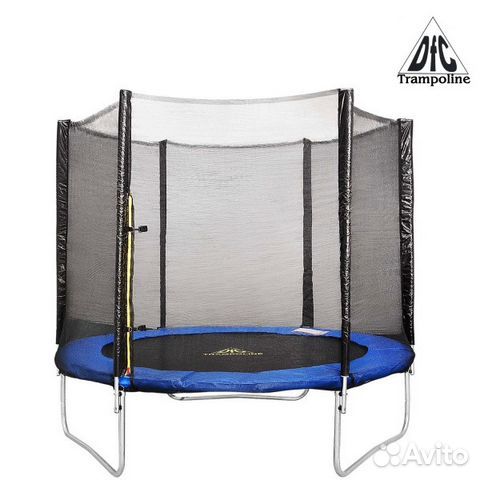 Батут DFC trampoline fitness С сеткой 7FT-TR-E