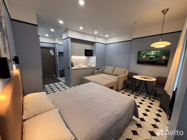

Квартира-студия, 25 м², 2 кровати