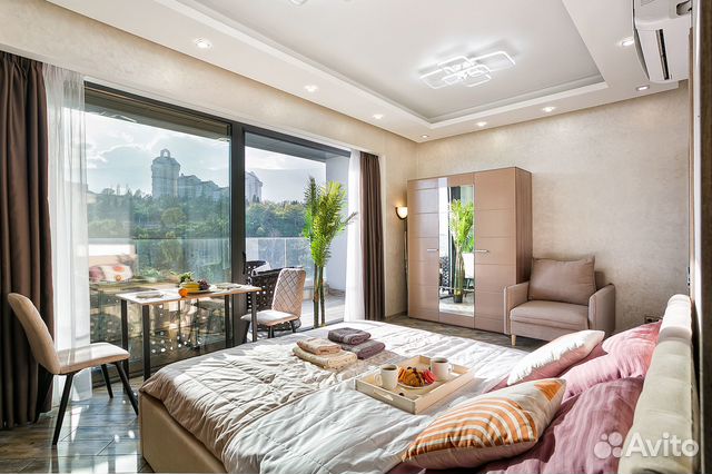 

Квартира-студия, 45 м², 2 кровати
