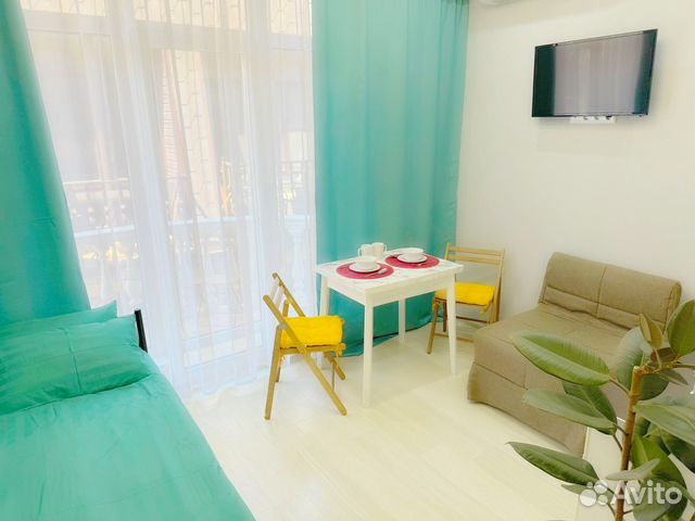

Квартира-студия, 23 м², 2 кровати