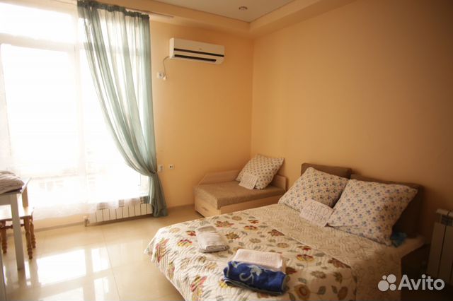 

Квартира-студия, 27 м², 2 кровати