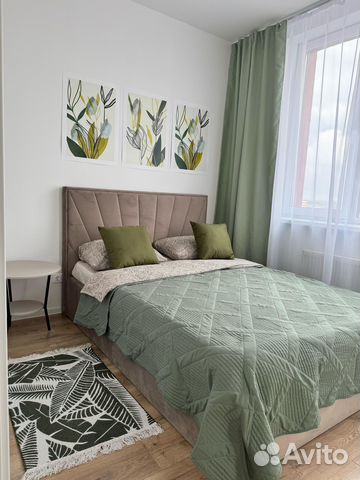

1-к. квартира, 36 м², 2 кровати