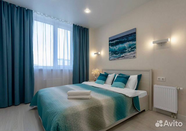 

1-к. квартира, 40 м², 2 кровати