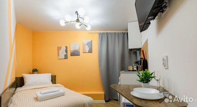 

Квартира-студия, 10 м², 1 кровать
