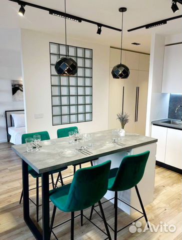

Квартира-студия, 41 м², 2 кровати