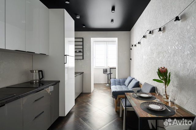 

1-к. квартира, 40 м², 2 кровати