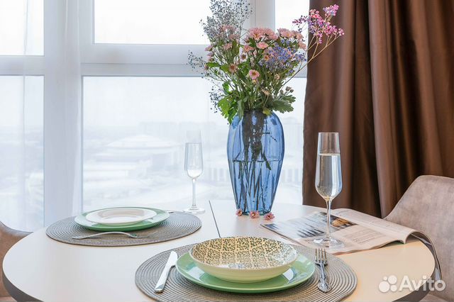 

1-к. квартира, 43 м², 2 кровати