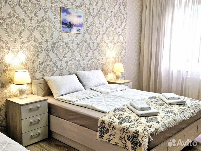

1-к. квартира, 39 м², 2 кровати