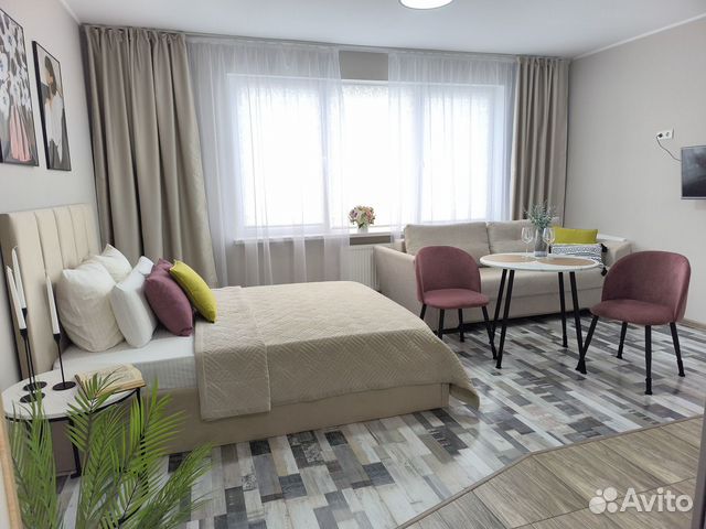 

Квартира-студия, 30 м², 2 кровати