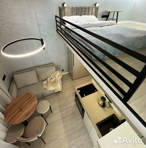 

Квартира-студия, 25 м², 2 кровати