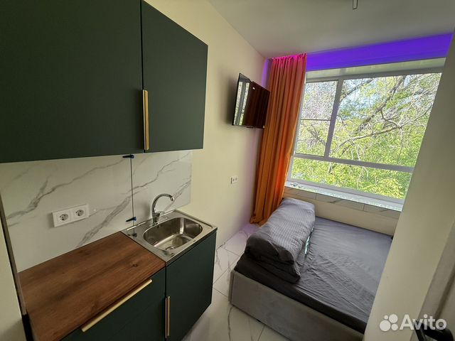 

Квартира-студия, 10 м², 1 кровать