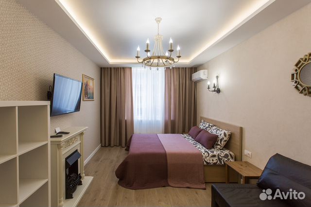 

1-к. квартира, 45 м², 2 кровати